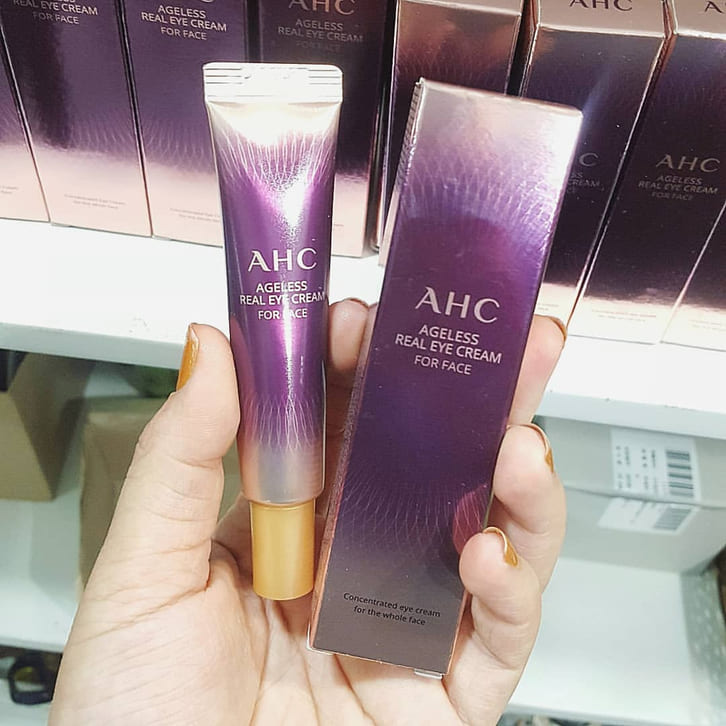 kem duong mat ahc ageless real eye cream for face