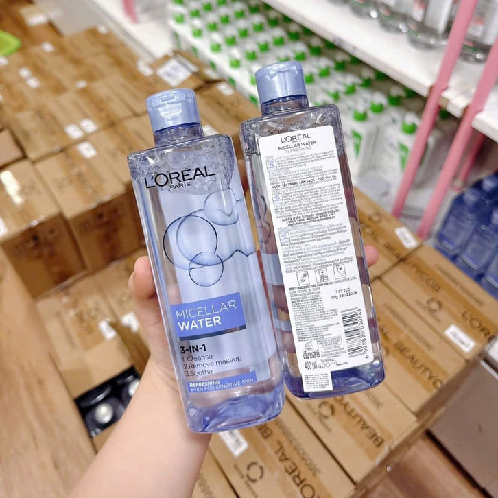 nuoc tay trang loreal micellar water 3 in 1