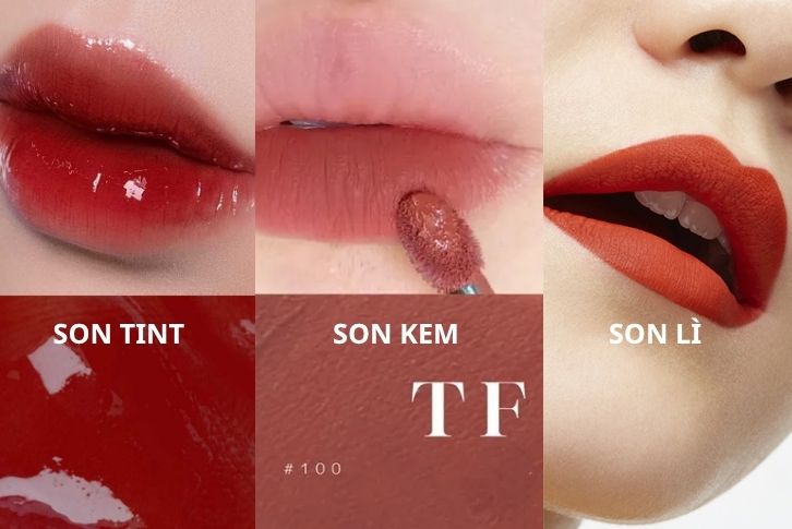 Son tint là gì? Sự khác biệt giữa son tint, son kem và son lì 4 phan biet son tint son kem son li