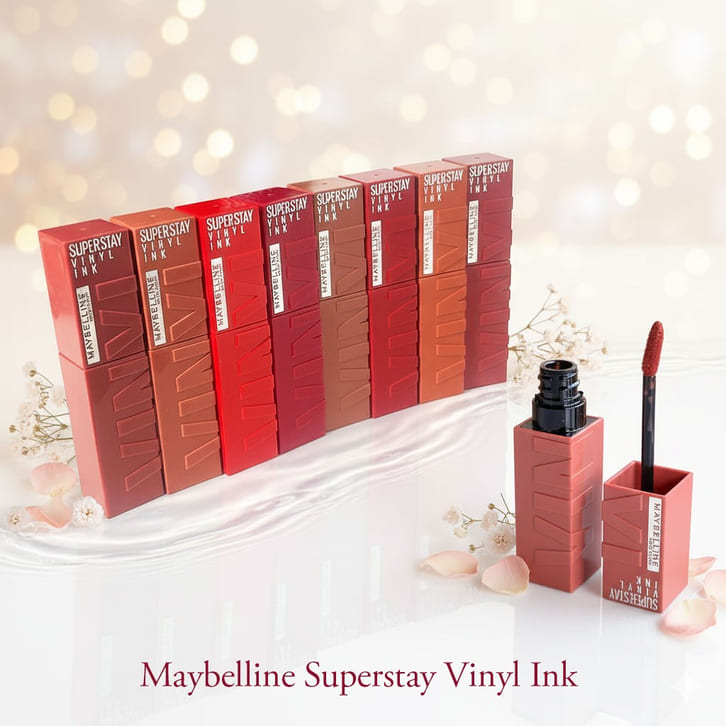 Review các loại son bóng không gây dính môi đáng mua nhất 2026 4 son bong maybelline dong superstay vinyl ink