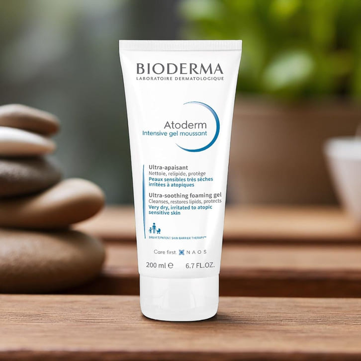 sua rua mat bioderma atoderm intensive gel moussant