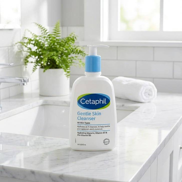 sua rua mat cho da kho cetaphil gentle skin cleanser