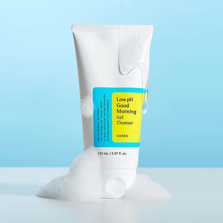 sua rua mat cosrx low ph good morning gel cleanser